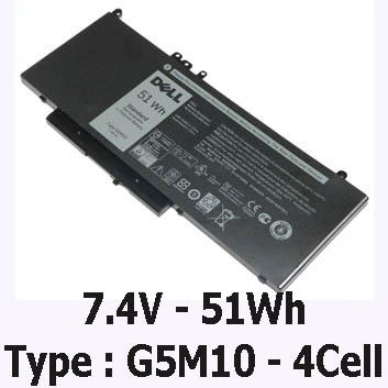 Pin Laptop Dell Latitude E5550 Chính Hãng ( 7.4V, 51Wh )