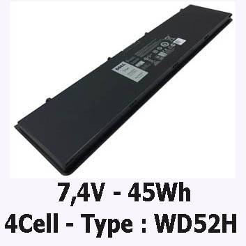 Pin Laptop Dell Latitude E7250 Chính Hãng ( 7.4V, 45Wh )