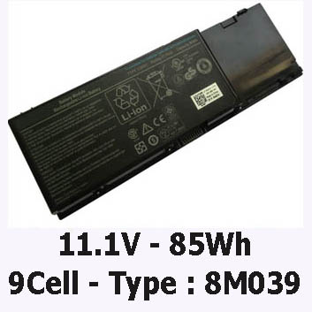 Pin Laptop Dell Precision M6400 Chính Hãng ( 11.1V, 85Wh )