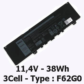 Pin Laptop Dell Inspiron 7386 Chính Hãng ( 11.4V, 38Wh )