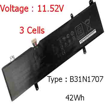 Pin Laptop Asus X411U X411UA X411 Chính Hãng  (11.52V, 42Wh )