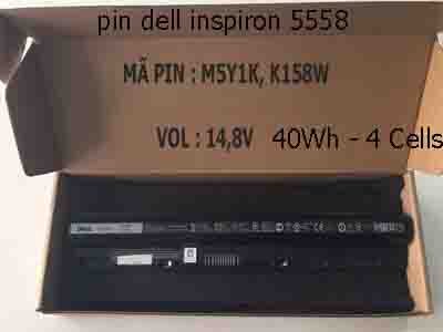 Pin Laptop Dell Inspiron 5558 Chính Hãng ( 14.8V, 40Wh )