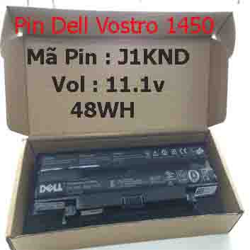 Pin Laptop Dell Vostro 1450 Chính Hãng ( 11.1V, 58Wh )