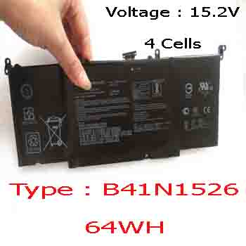 Pin Laptop Asus GL502V GL502VM GL502VS Chính Hãng  ( 15.2V, 64Wh )