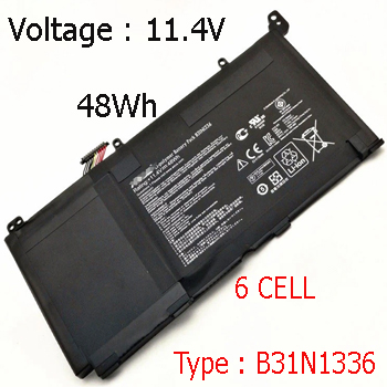 Pin Laptop Asus K551L K551LN K551  Chính Hãng  ( 11.4V, 48Wh )