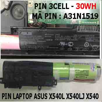 Pin Laptop Asus X540L X540LJ X540