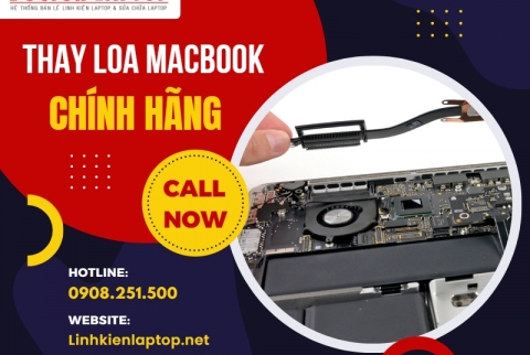 Thay loa Macbook