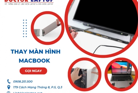 Thay màn hình Macbook