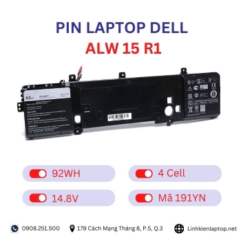 Pin Laptop Dell ALW 15 R1 Chính Hãng ( 14.8V, 92Wh )