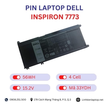 Pin Laptop Dell Inspiron 7773 Chính Hãng ( 15.2V, 56Wh )