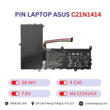 Pin laptop Asus C21N1414