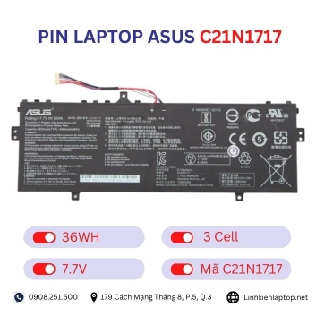 Pin laptop Asus C21N1717