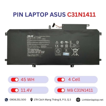 Pin laptop Asus C31N1411