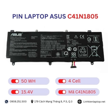 Pin laptop Asus C41N1805