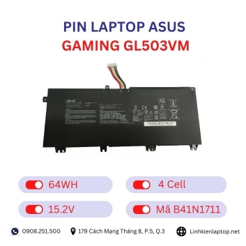 Pin Laptop Asus Gaming GL503VM
