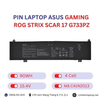 Pin Laptop Asus Gaming ROG Strix SCAR 17 G733PZ