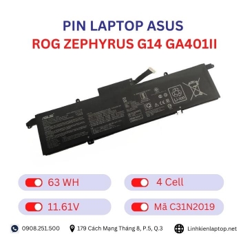 Pin Laptop Asus Rog Zephyrus G14 GA401II