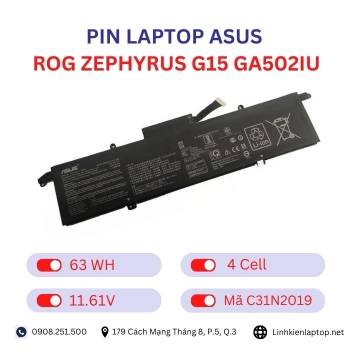 Pin Laptop Asus Rog Zephyrus G15 GA502IU