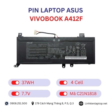 Pin Laptop Asus VivoBook A412F