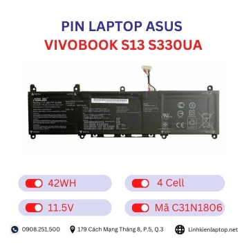 Pin Laptop Asus Vivobook S13 S330UA