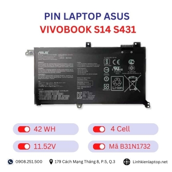 Pin Laptop Asus VivoBook S14 S431