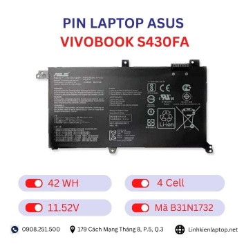 Pin Laptop Asus Vivobook S430FA
