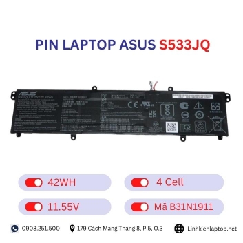 Pin Laptop Asus VivoBook S533JQ
