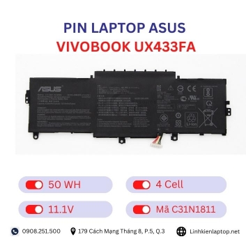 Pin Laptop Asus Vivobook UX433FA