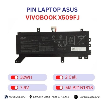 Pin Laptop Asus VivoBook X509FJ
