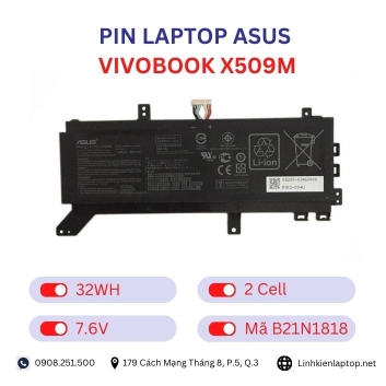 Pin Laptop Asus VivoBook X509M