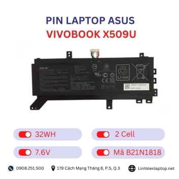 Pin Laptop Asus VivoBook X509U