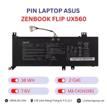 Pin Laptop Asus Zenbook Flip UX560