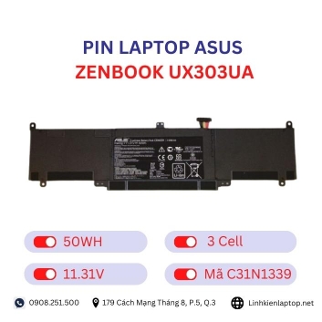 Pin Laptop Asus Zenbook UX303UA