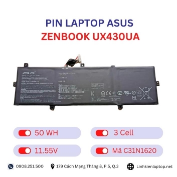Pin Laptop Asus ZenBook UX430UA
