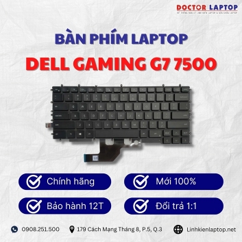 Bàn phím Laptop Dell Gaming G7 7500