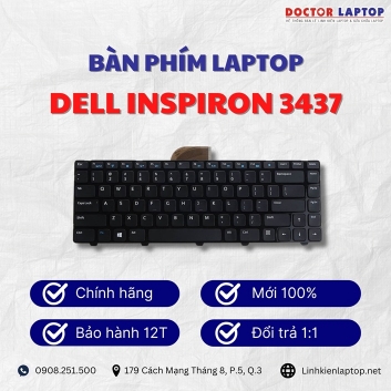 Bàn phím Laptop Dell Inspiron 3437
