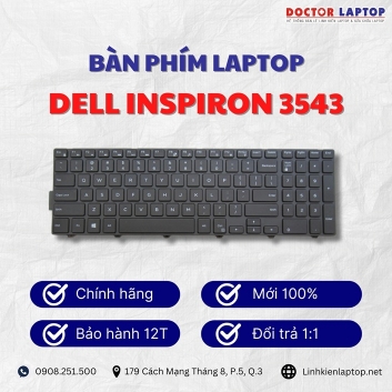 Bàn phím Laptop Dell Inspiron 3543