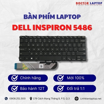 Bàn phím Laptop Dell Inspiron 5486