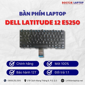 Bàn phím Laptop Dell Latitude 12 E5250
