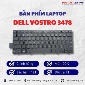 Bàn phím Laptop Dell Vostro 3478