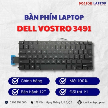 Bàn phím Laptop Dell Vostro 3491